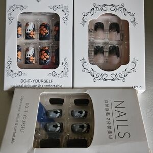 Halloween Press-on 3 Nail Sets
